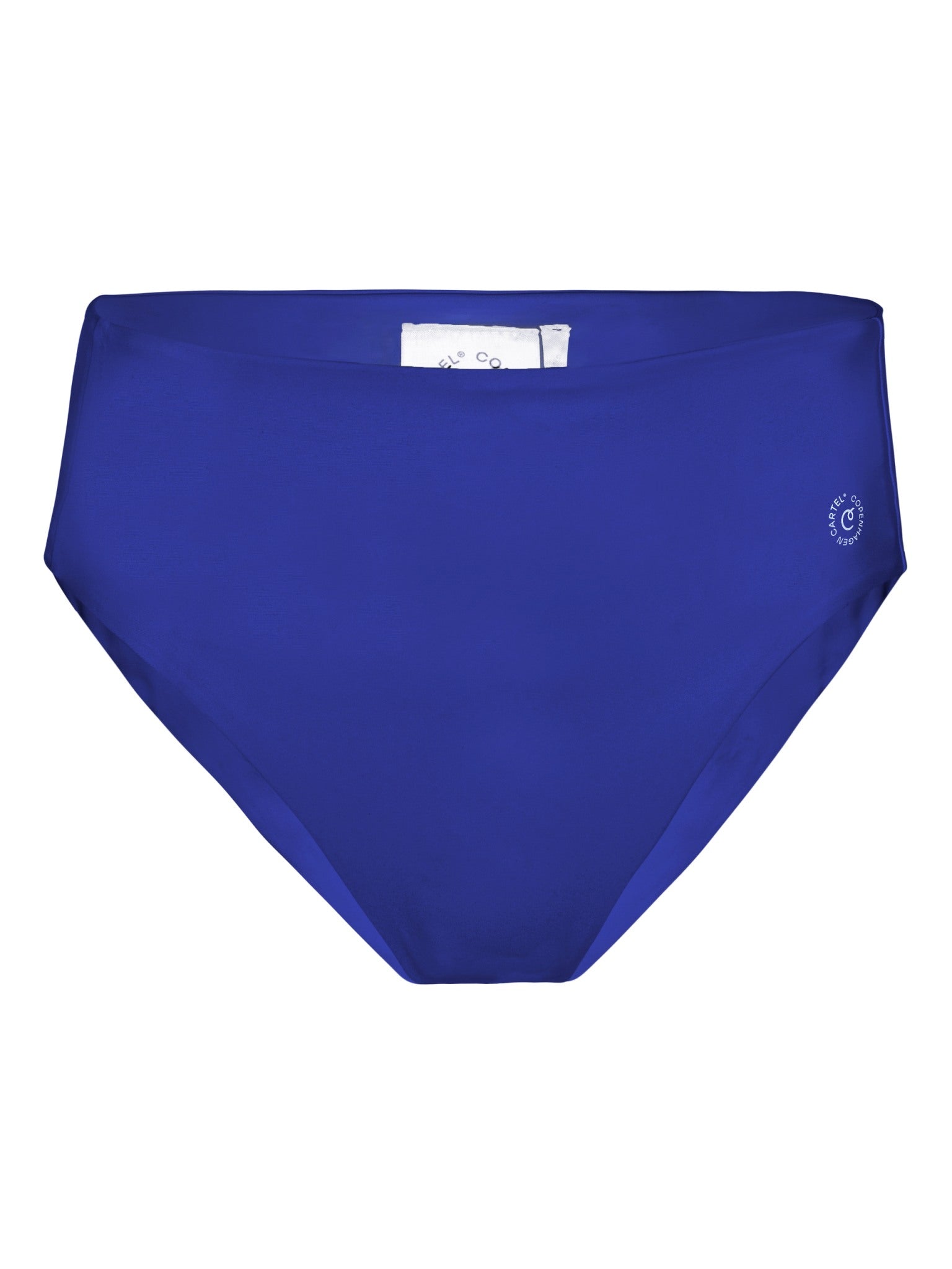 Ubud high-waist bikini bottom - Cartel Blue