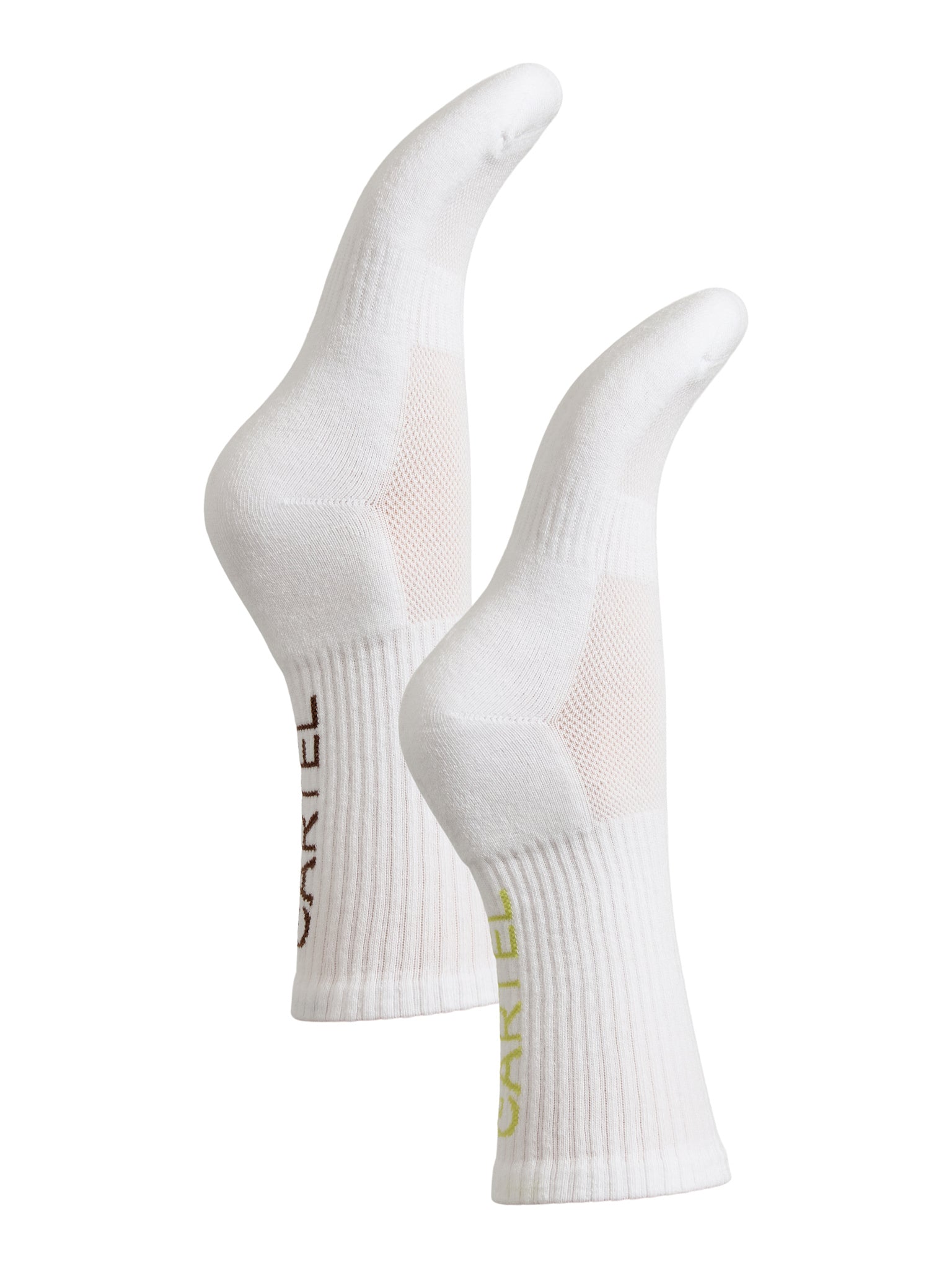 Cartel Logo 2-pack socks - White