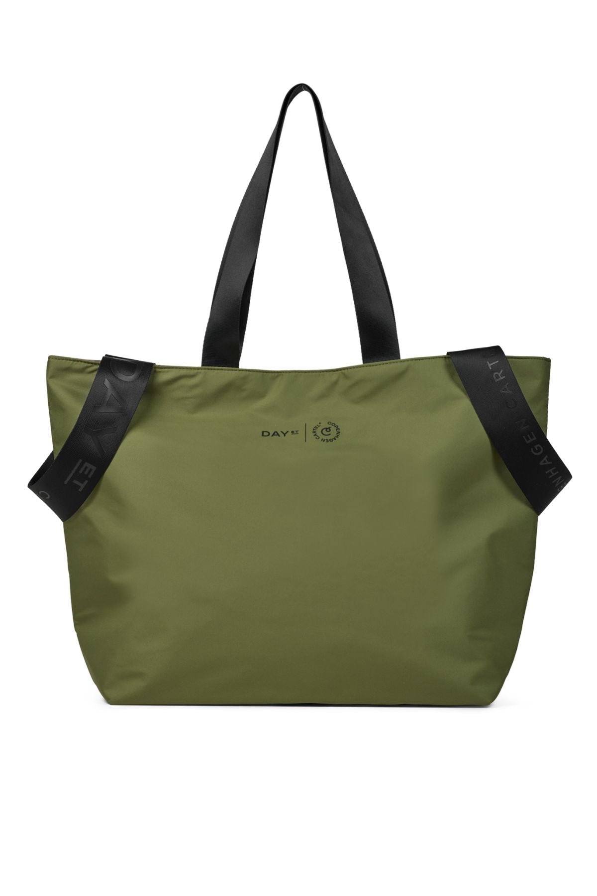 DAY ET x Copenhagen Cartel 2-way tote bag Army/Ocean Print