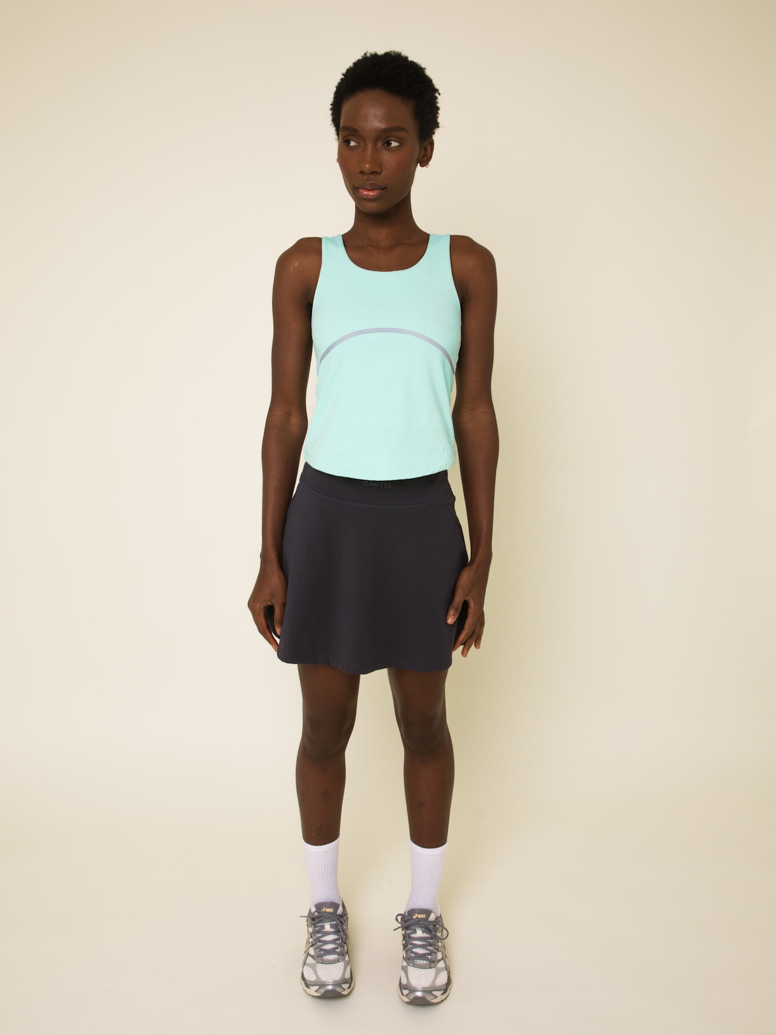 Rally Performance 2-in-1 skirt - Charcoal