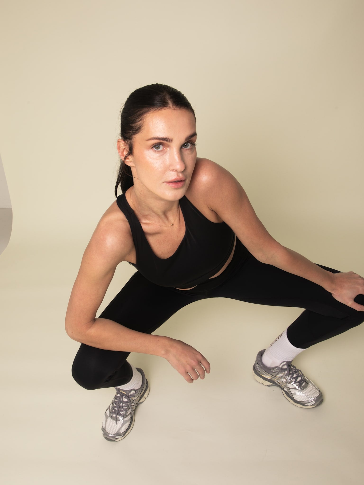 Umbria high-waist pocket leggings - Nero