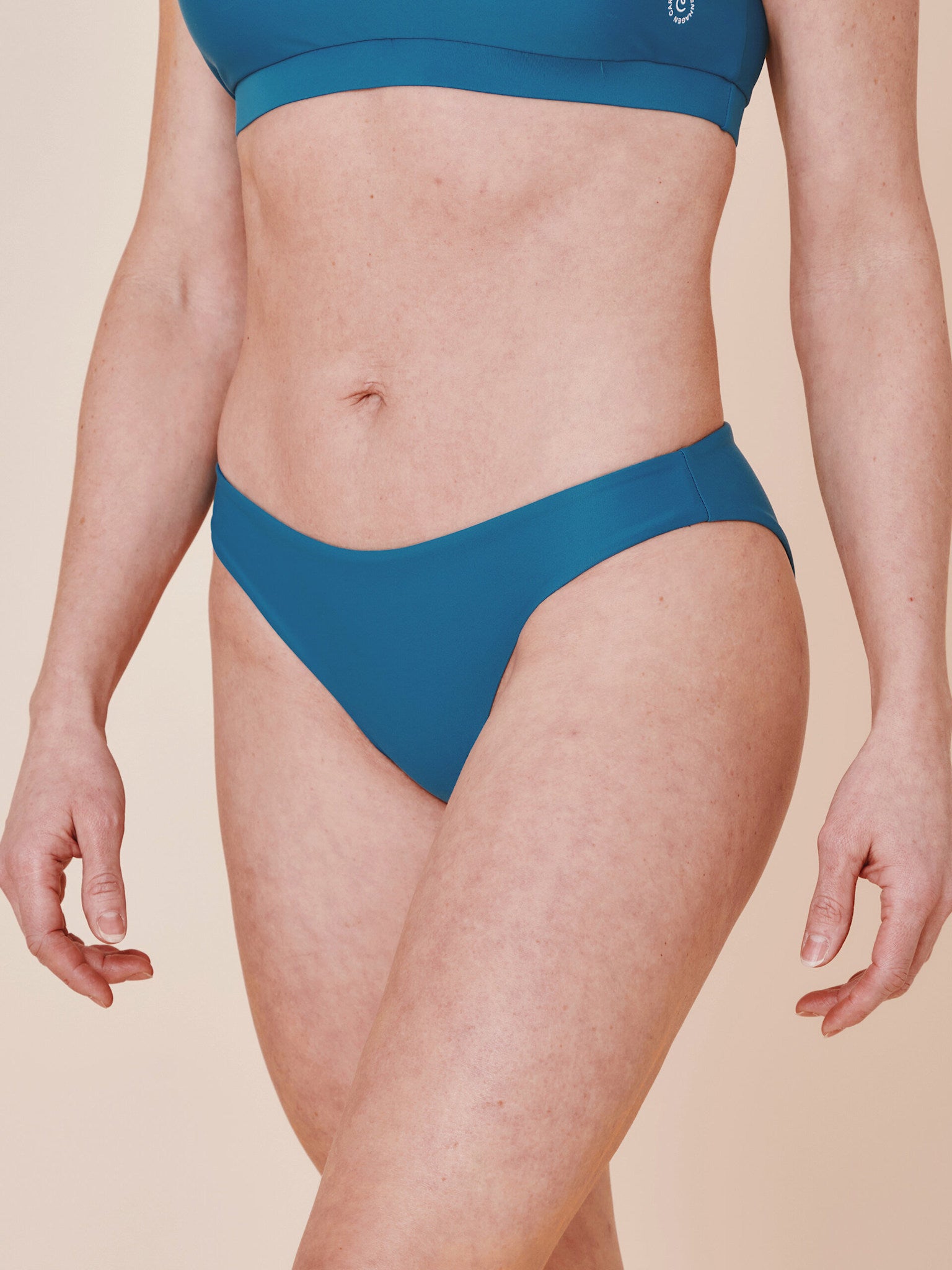 Batur wrinkled bikini bottom - Teal