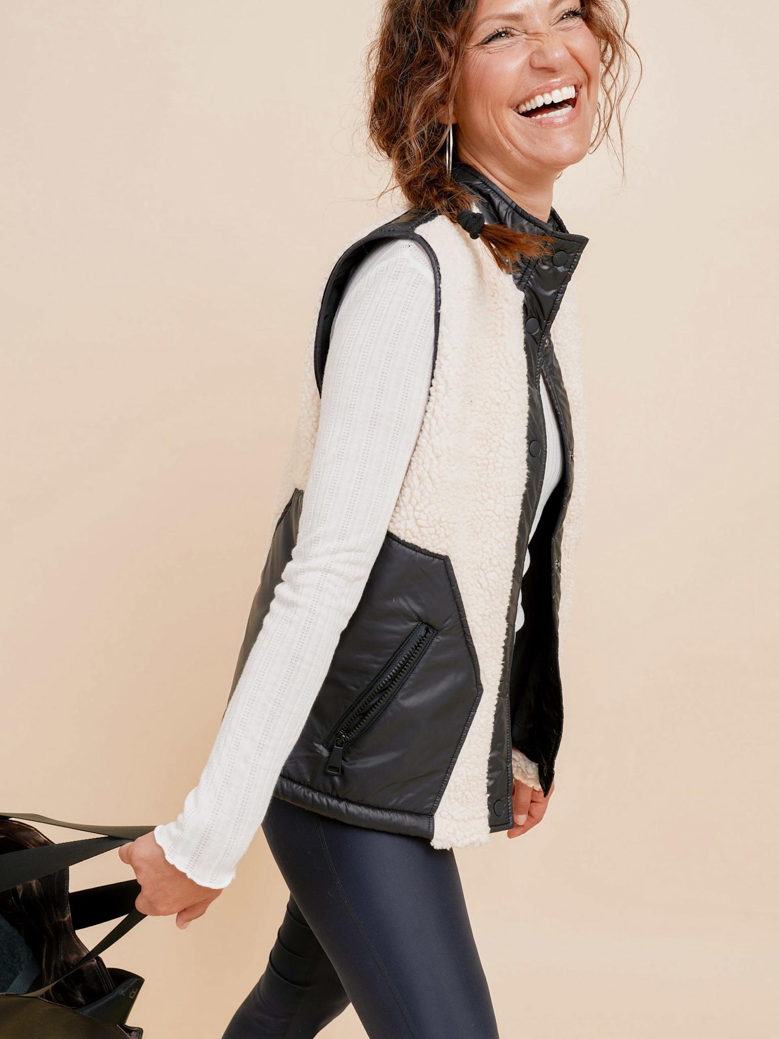 Glacier Fleece Vest - Nero