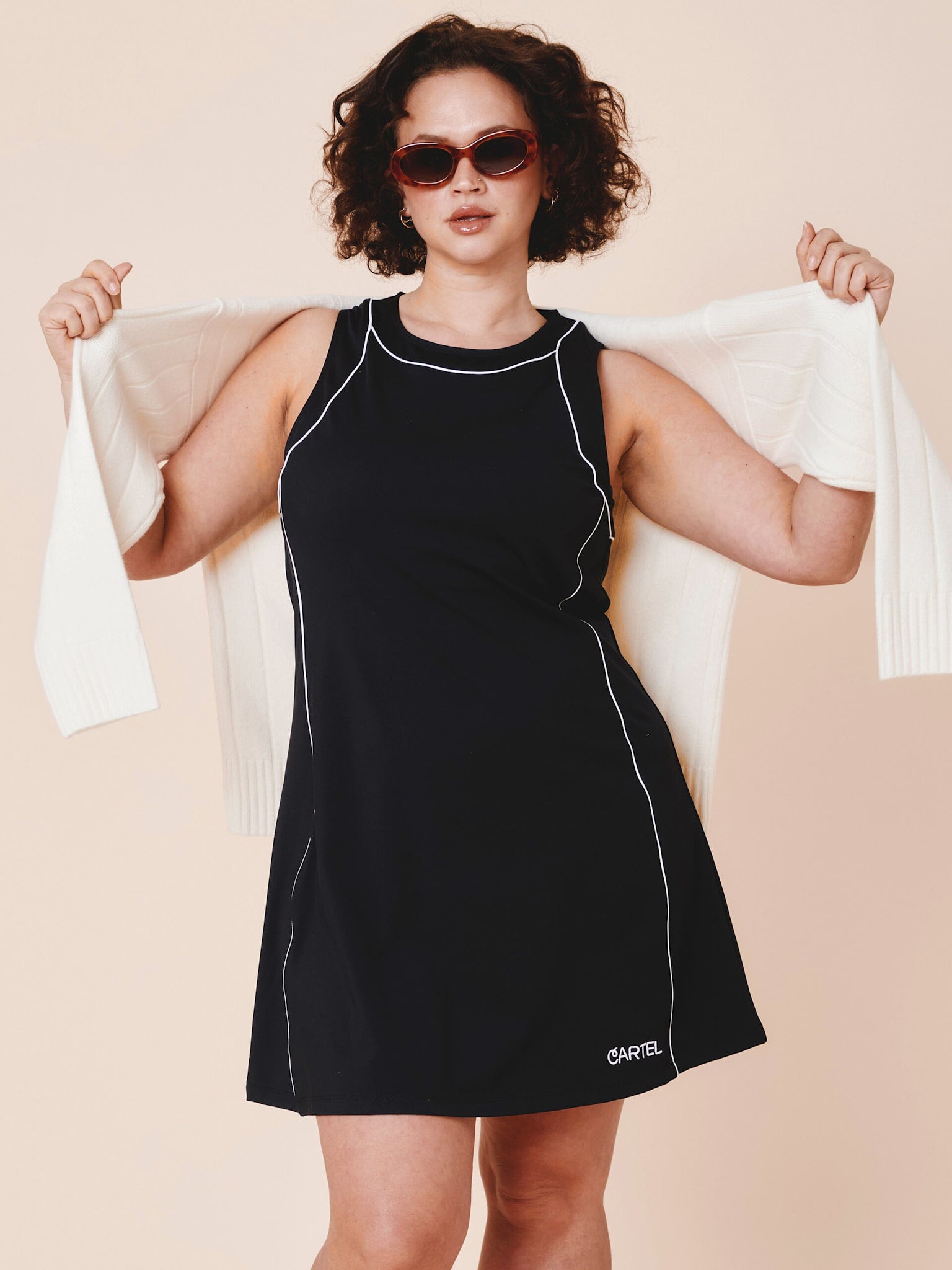 Grand slam sportivo dress - Nero