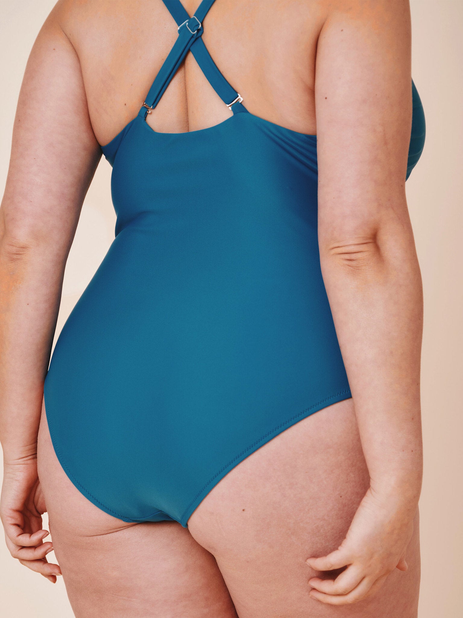 Medewi draperet badedragt - Teal