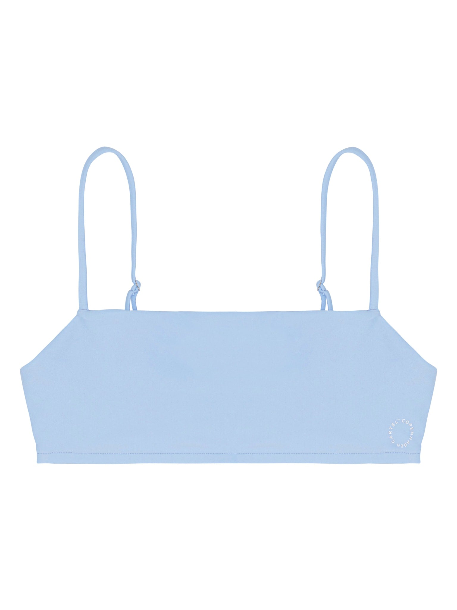 Sanur bandeau adjustable bikini top - Clear