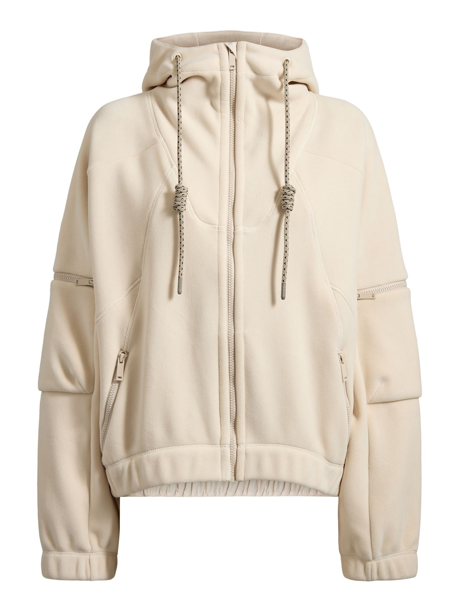 Range bonded fleece jakke m. hætte - Shell - Shell