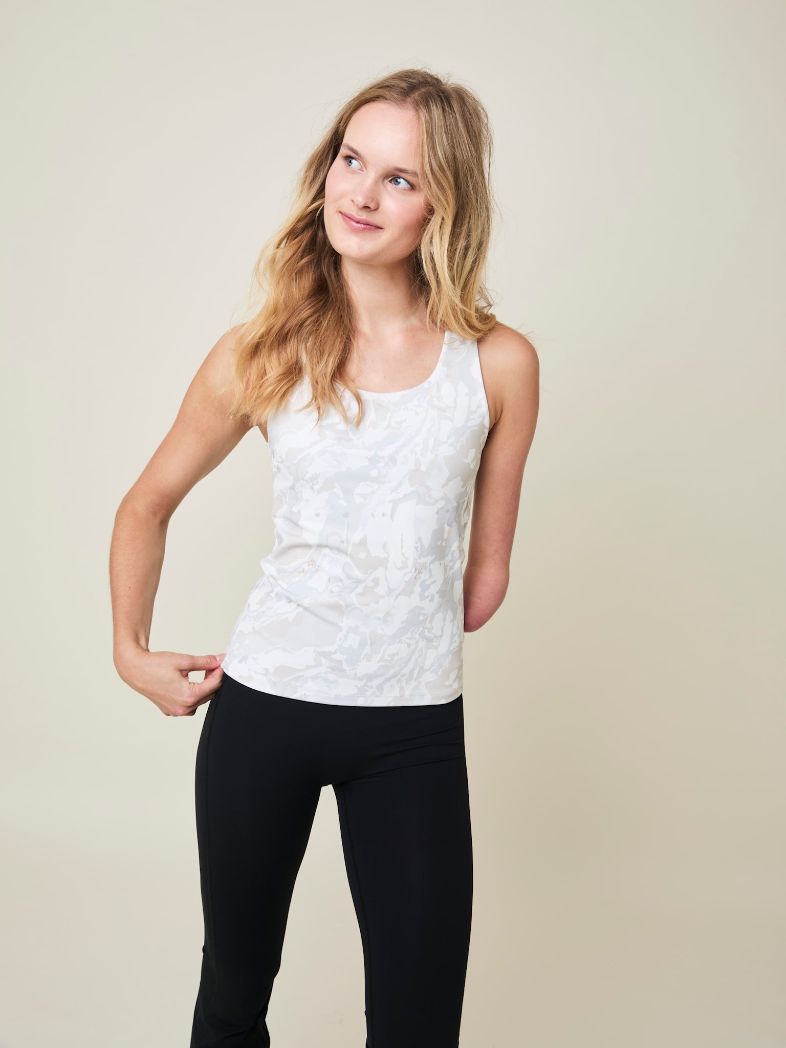Ace Sports Top print - Marble
