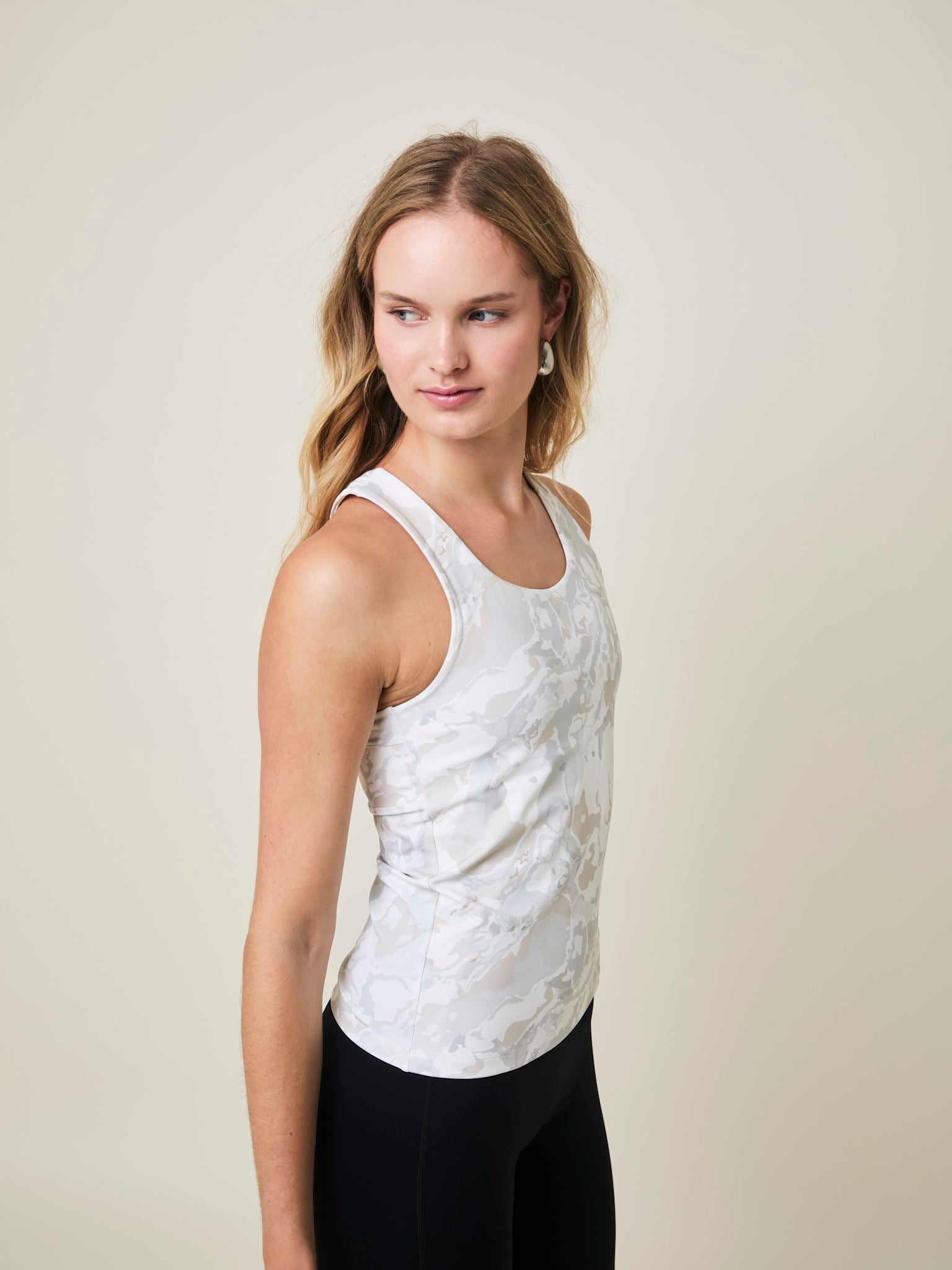 Ace Sports Top print - Marble
