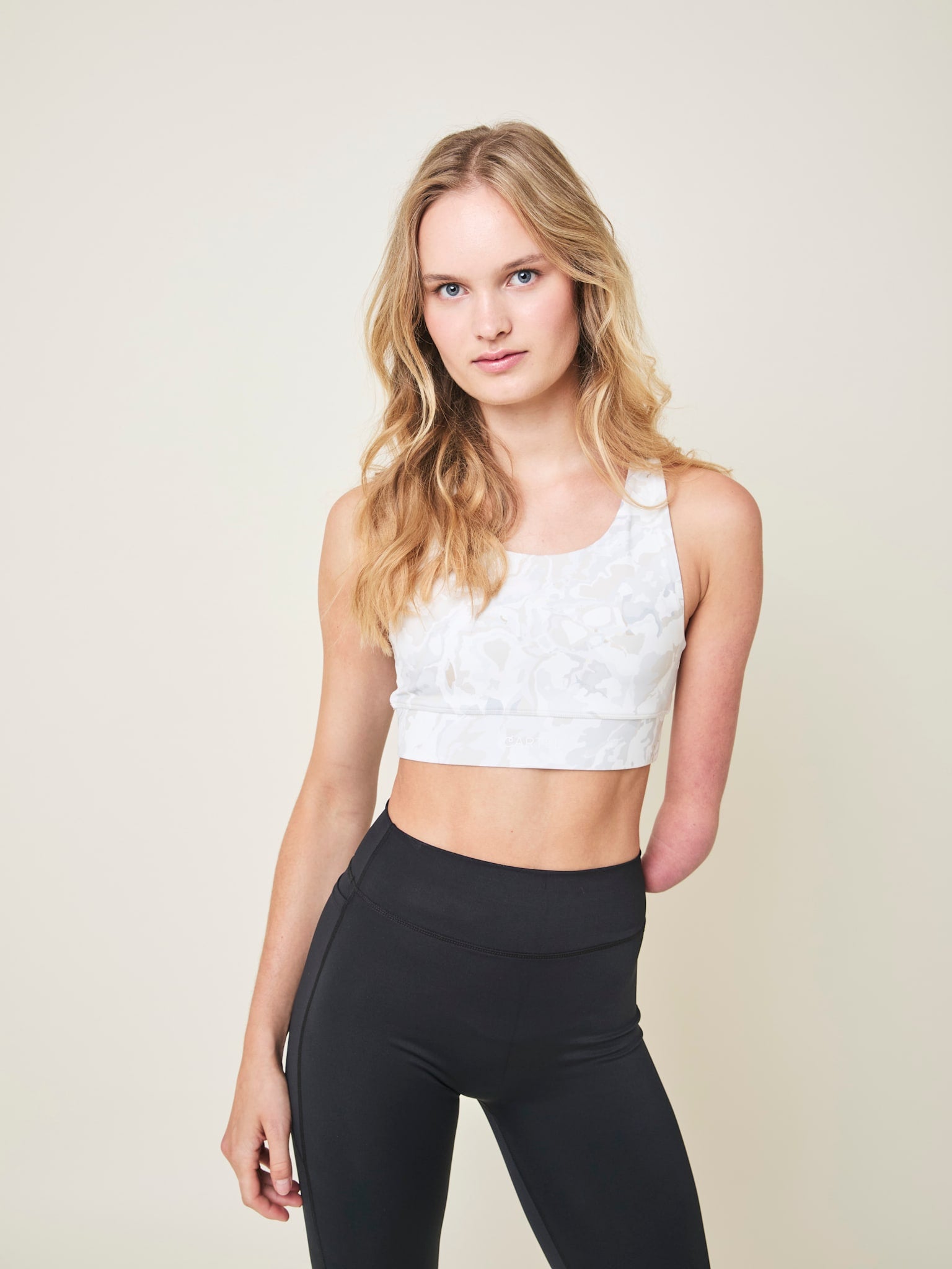 Ada Performance Sports Bra print - Marble
