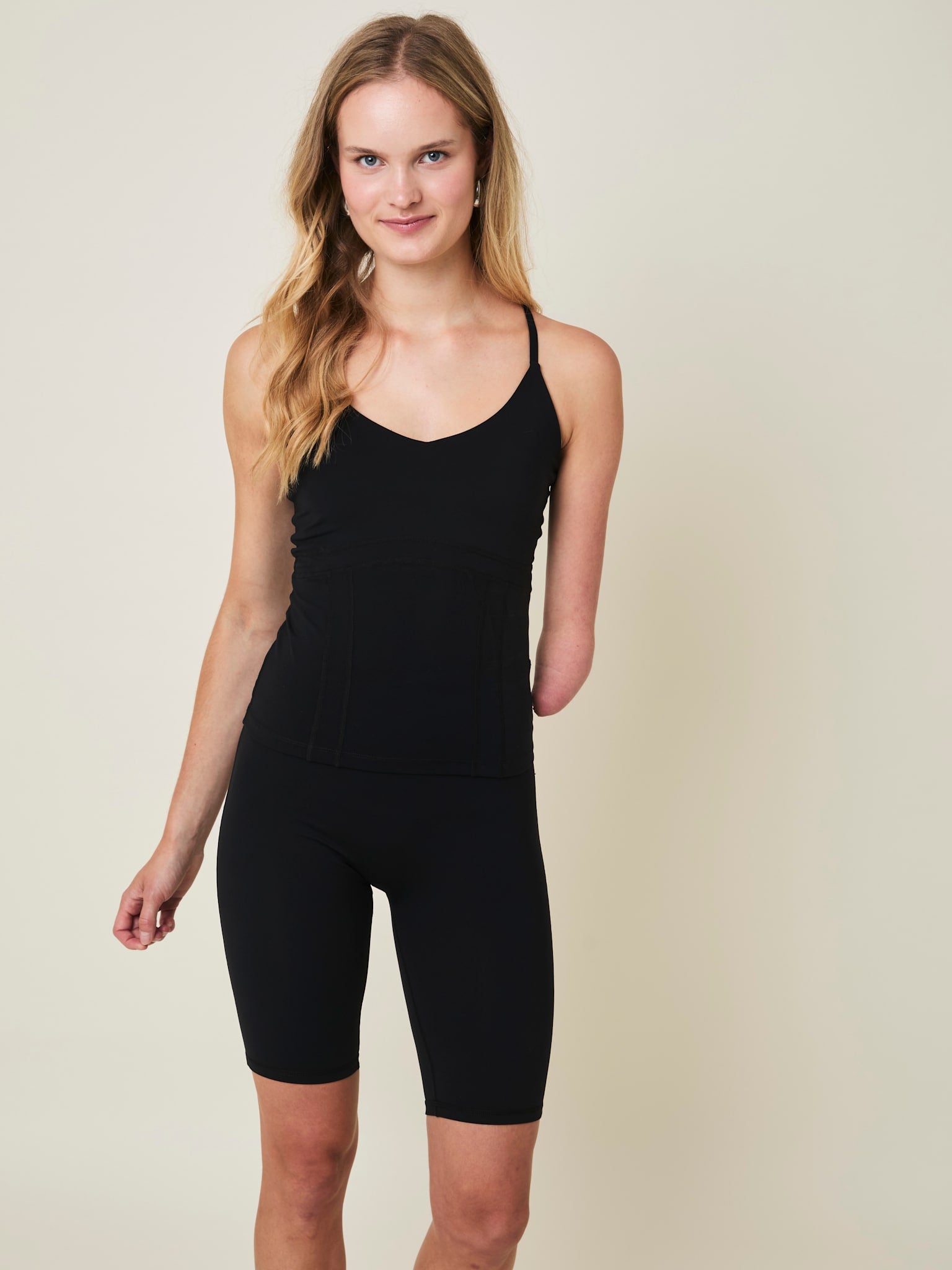 Adorn strap top - Nero