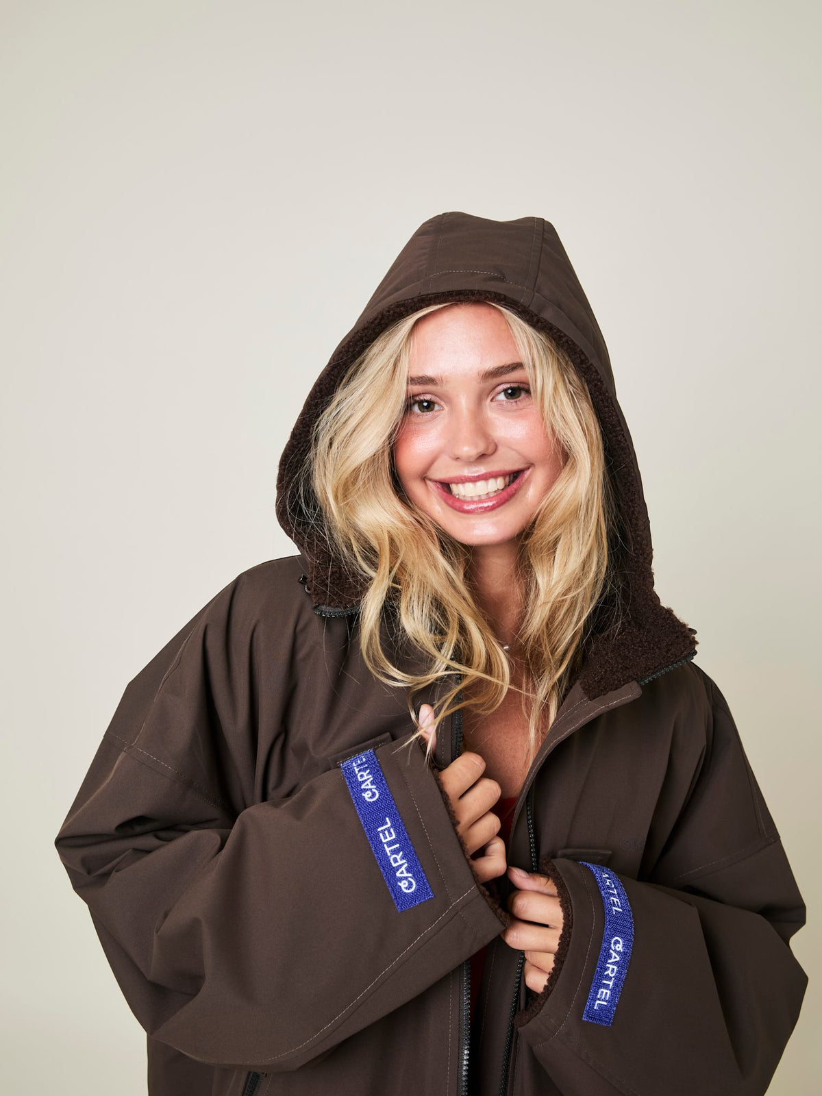 Allure Nordic Fleece Changing Robe - Arabica