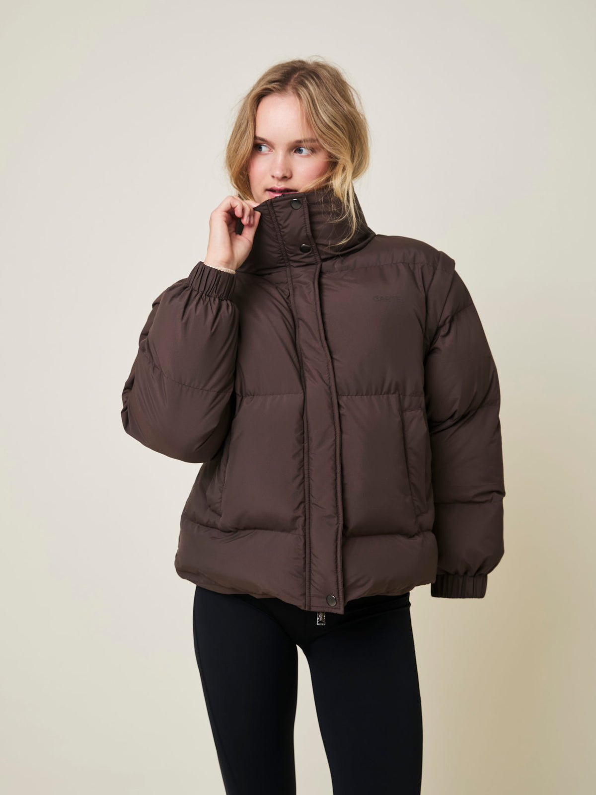 Alpine 2-i-1 Pufferjakke & vest - Arabica