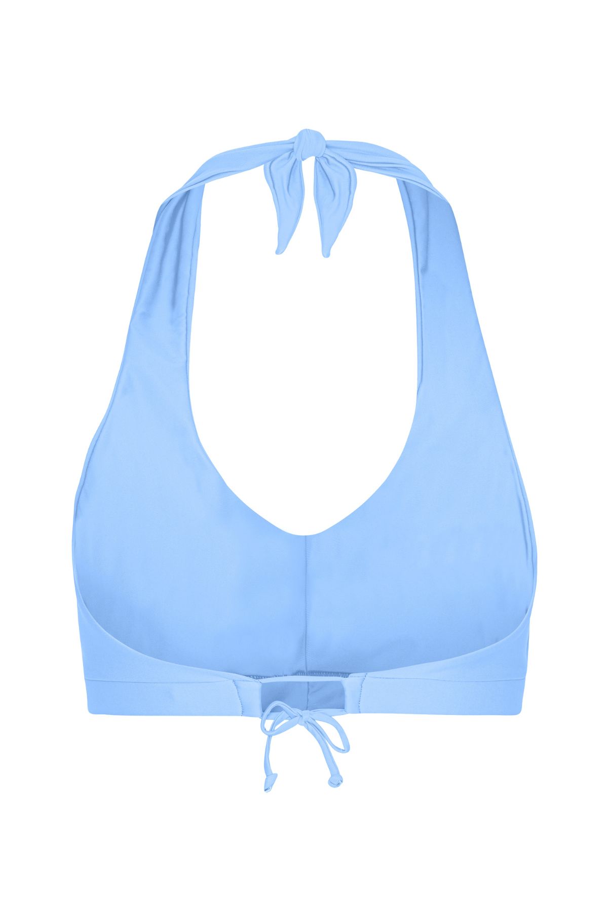 Bukit halterneck bikini top - Clear