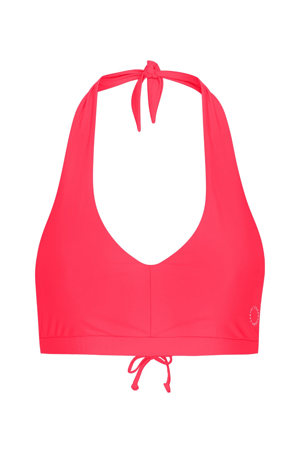 Bukit halterneck bikini top - Heat