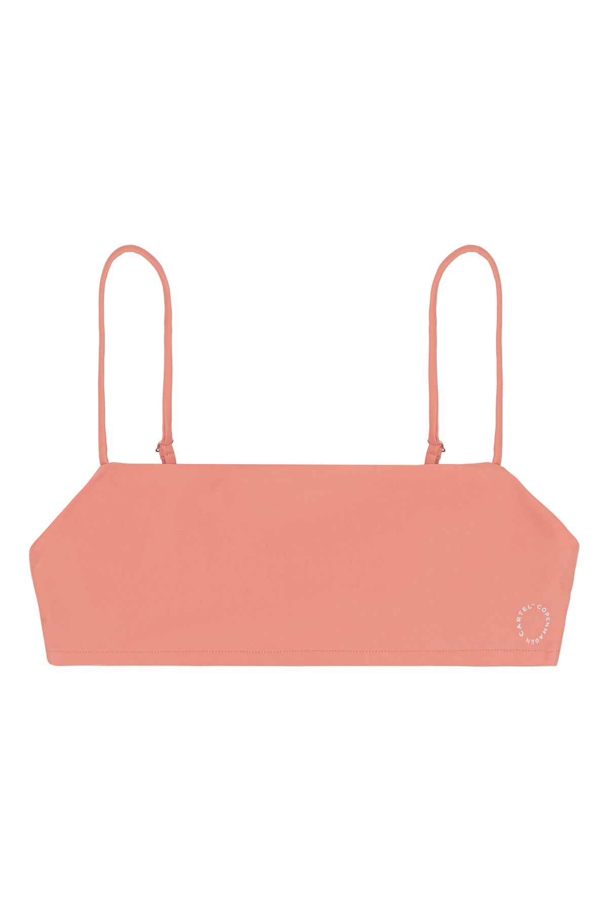 Sanur justerbare stropper bikini top bandeau - Coral af Copenhagen Cartel