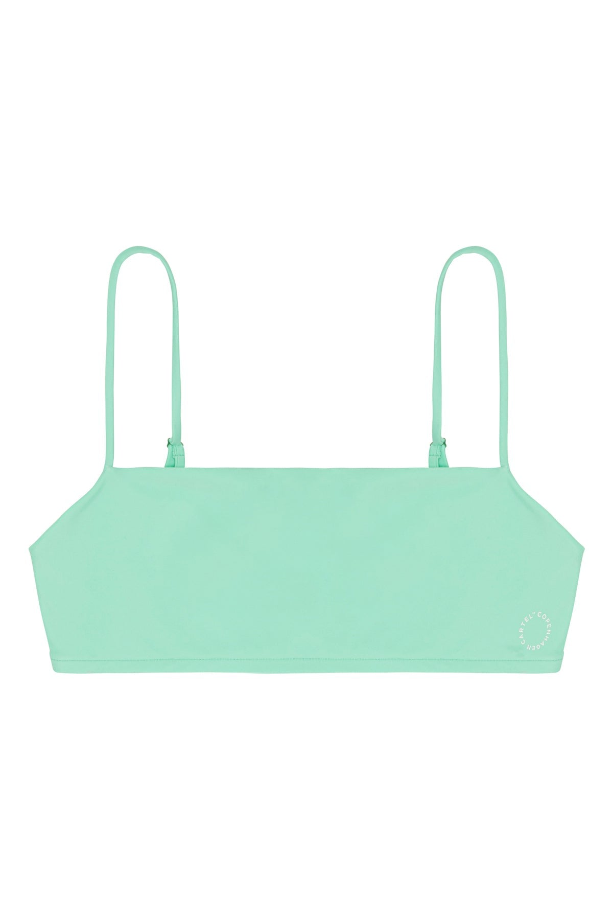 Sanur justerbare stropper bikini top bandeau - Mint af Copenhagen Cartel