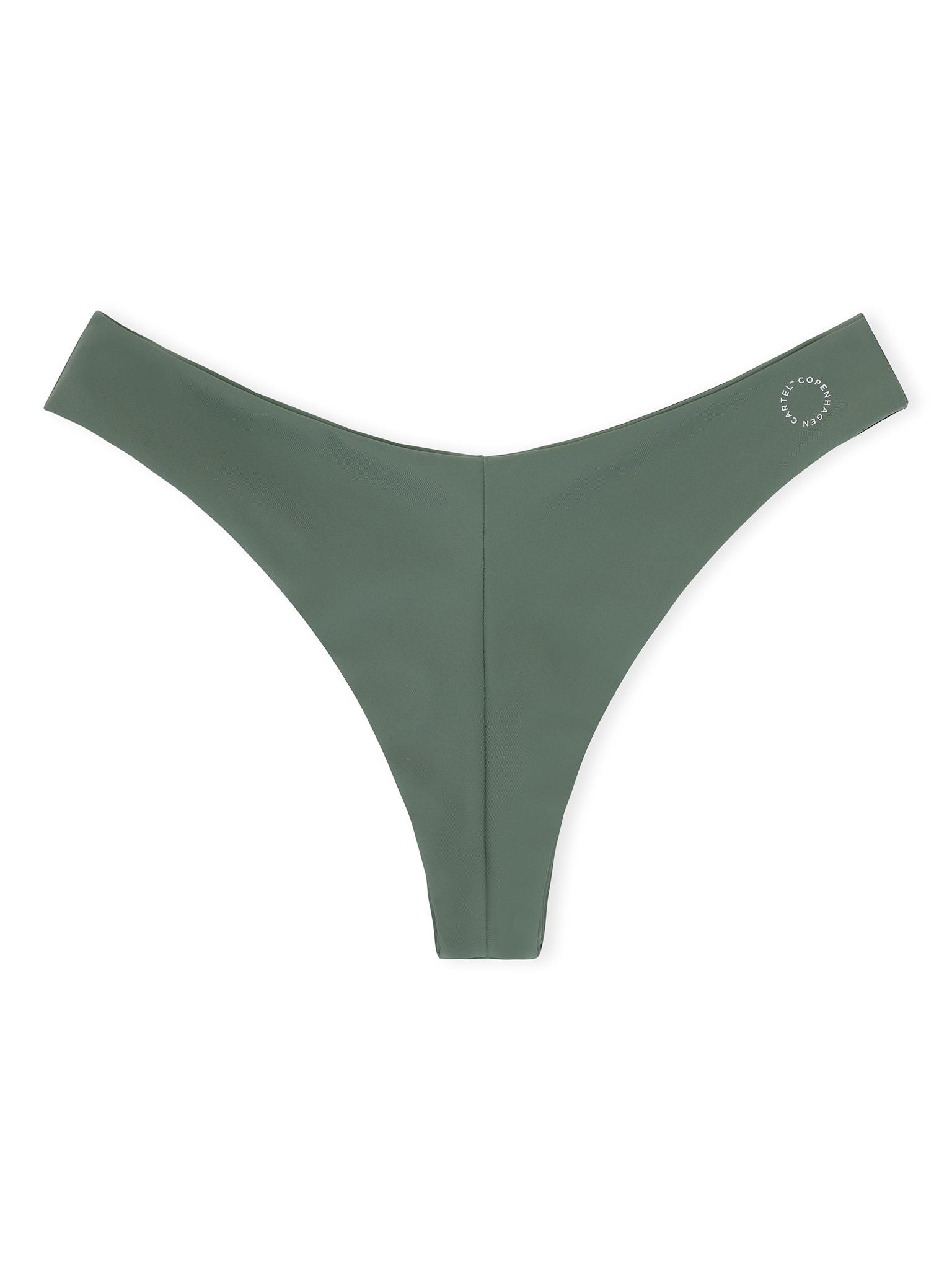 Canggu V-shaped bikini bottom - Army