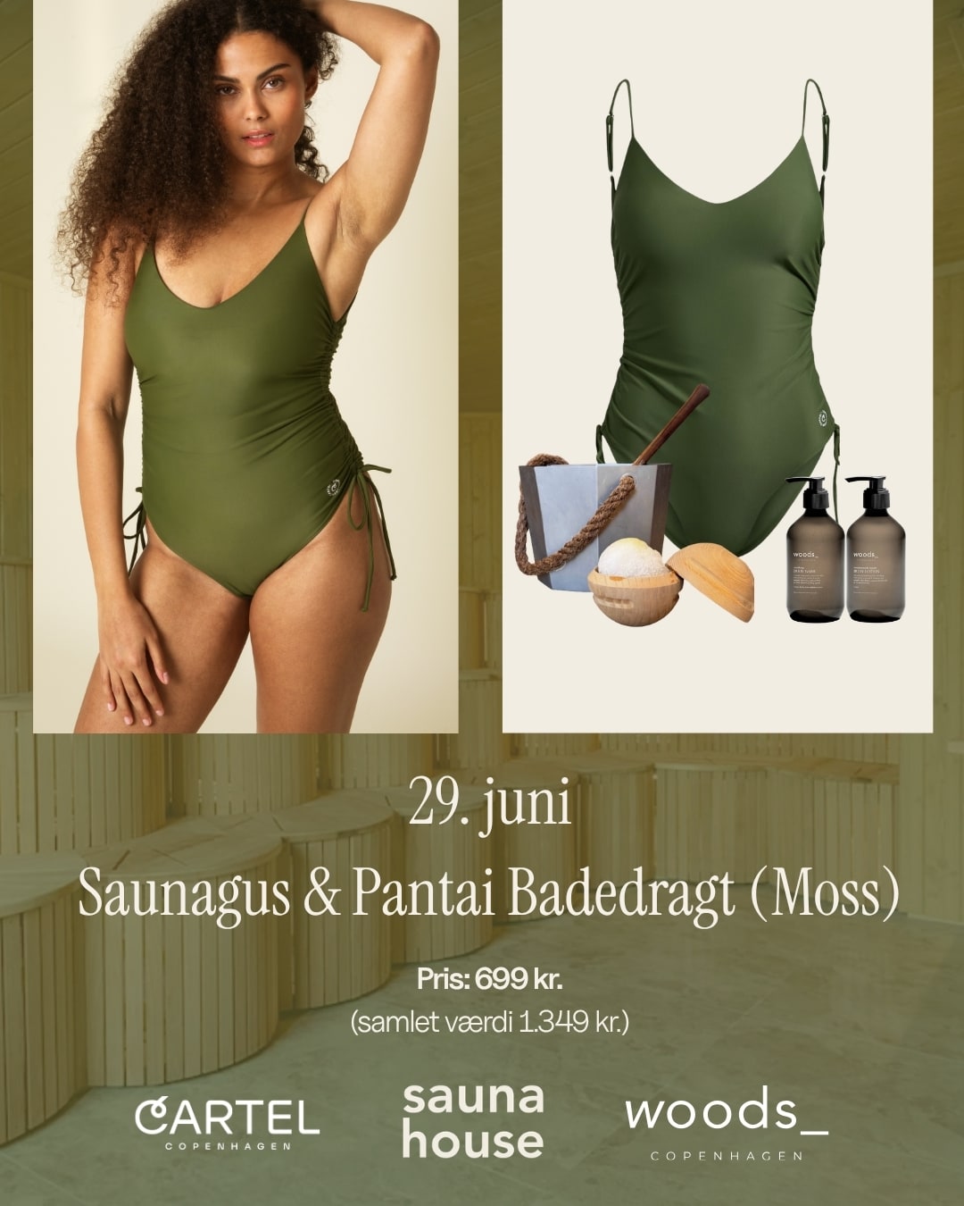 Event, 29. juni: Saunagus + Pantai Badedragt - Moss
