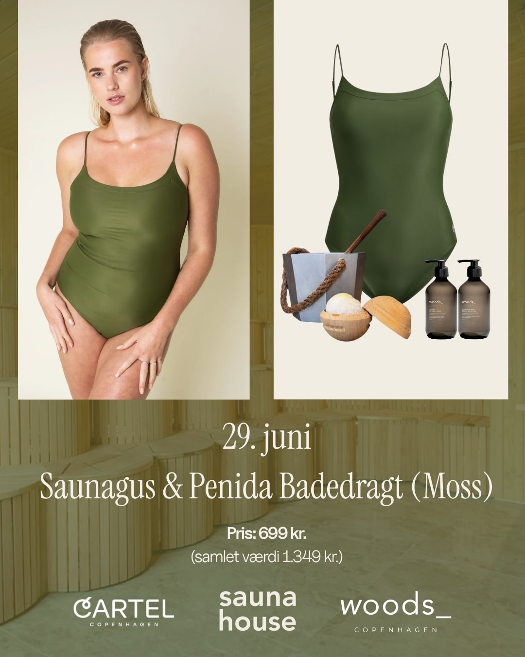 Event, 29. juni: Saunagus + Penida Badedragt - Moss