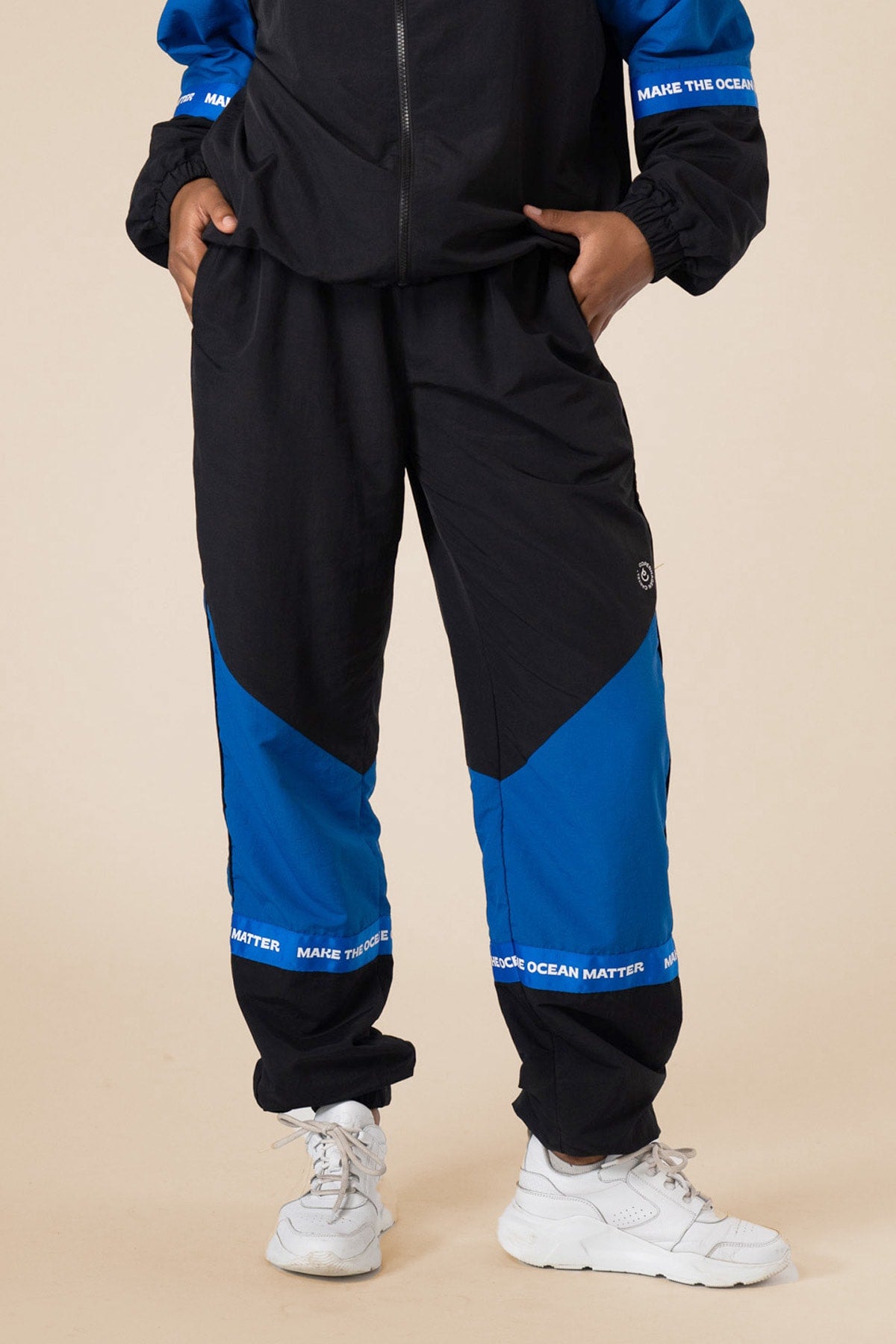 Adventure tracksuit bukser - Nero/Cartel Blue