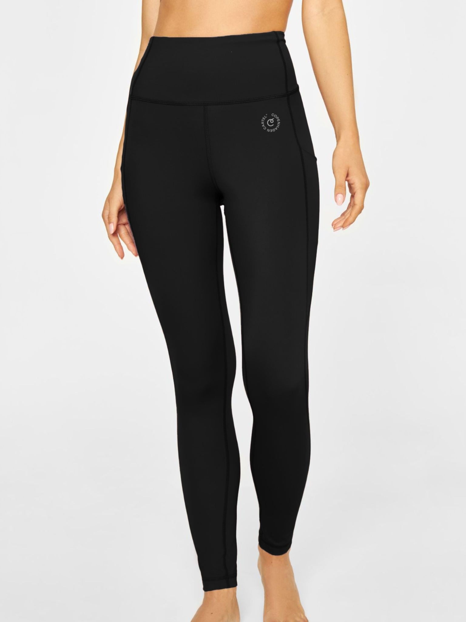 Power high-waist leggings - Nero