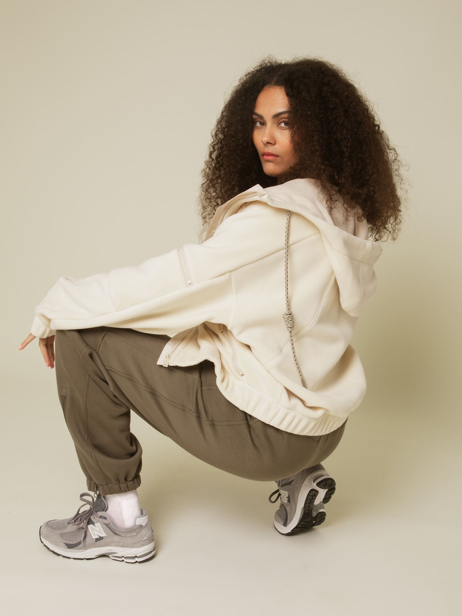 Range bonded fleece hooded jacket - Shell - Shell