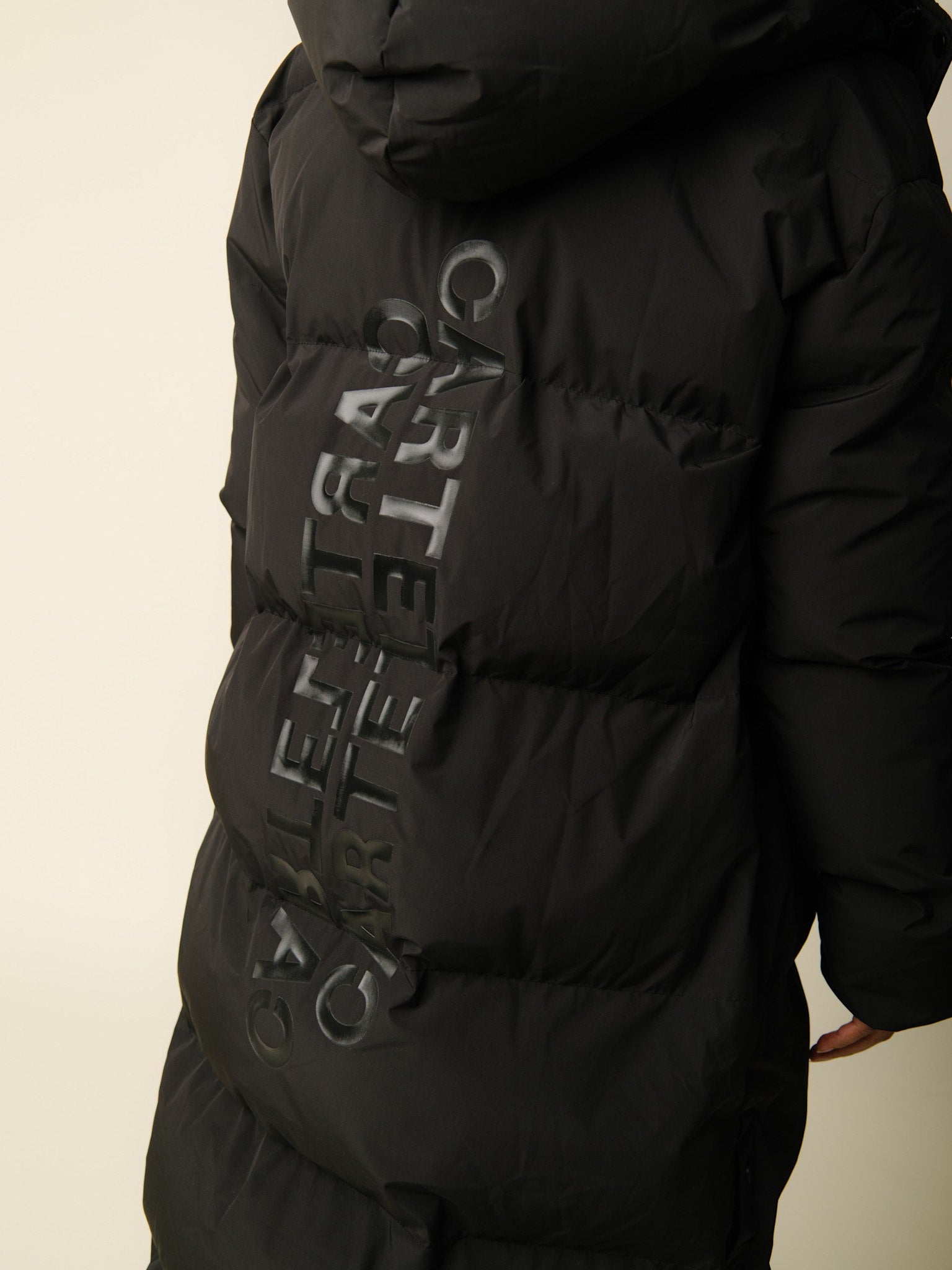 Perma Puffer jacket long - Nero