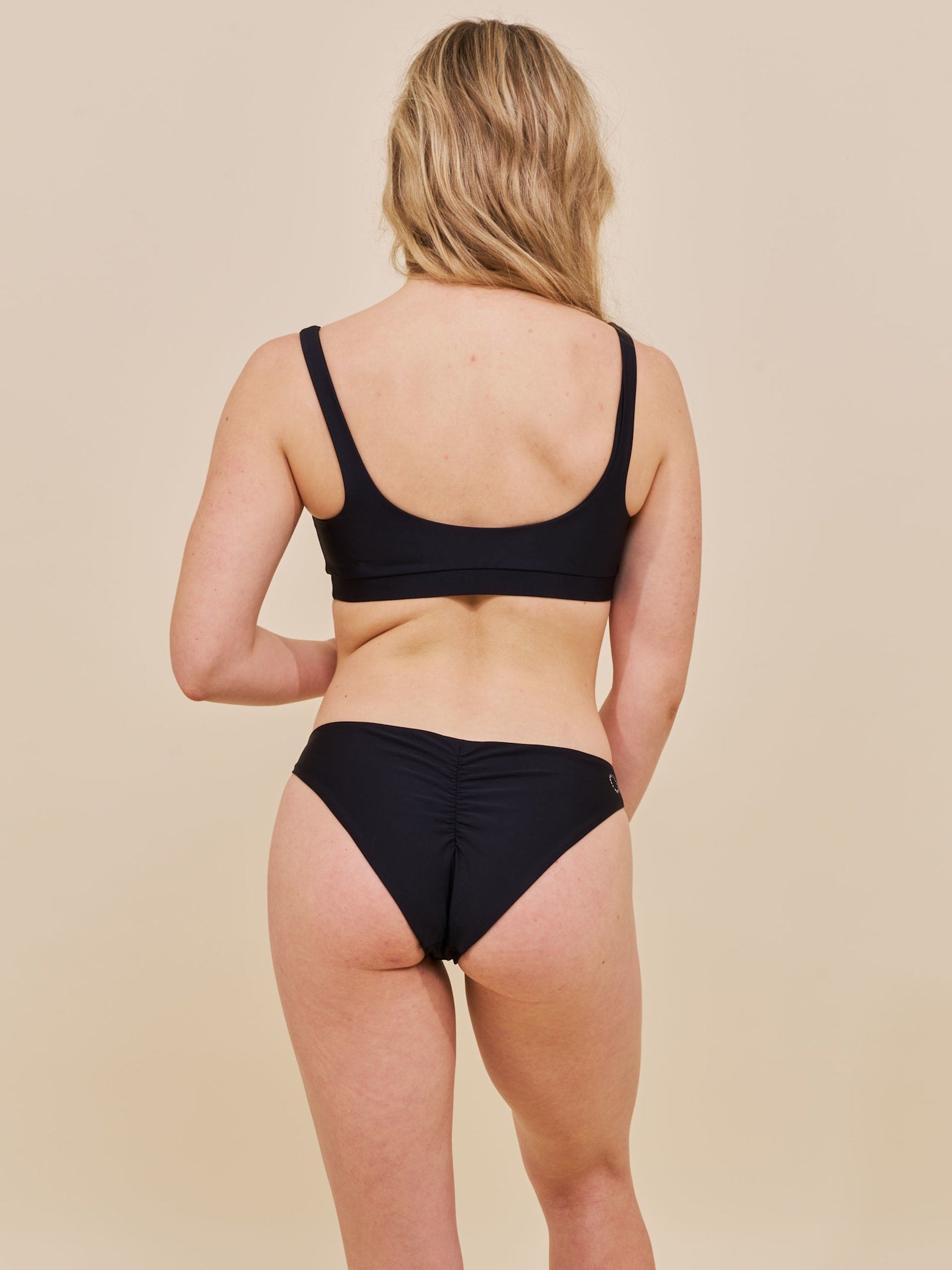 Batur wrinkled bikini bottom - Nero