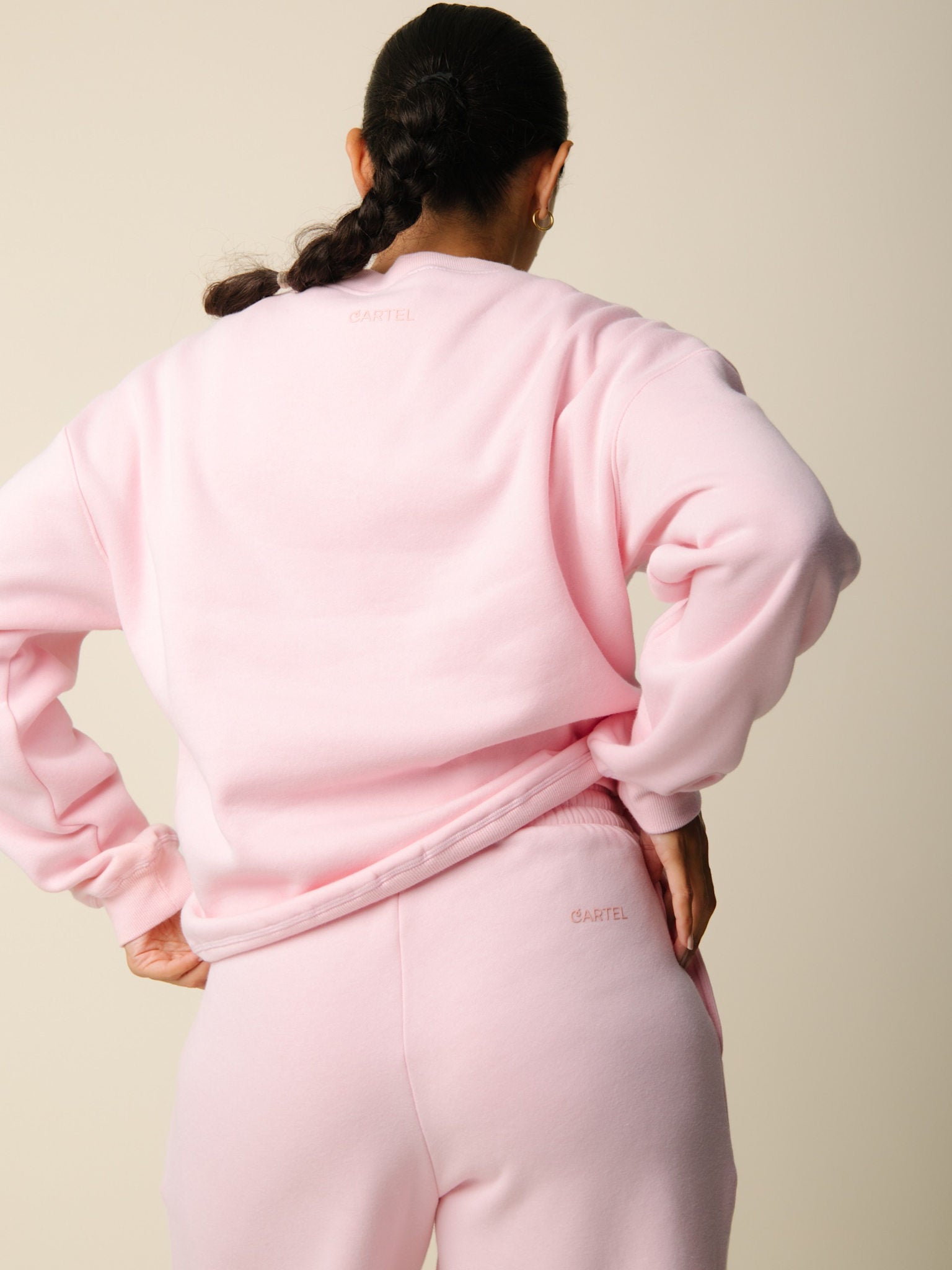 Cartel x Align by Blume oversize sweatshirt - Blush