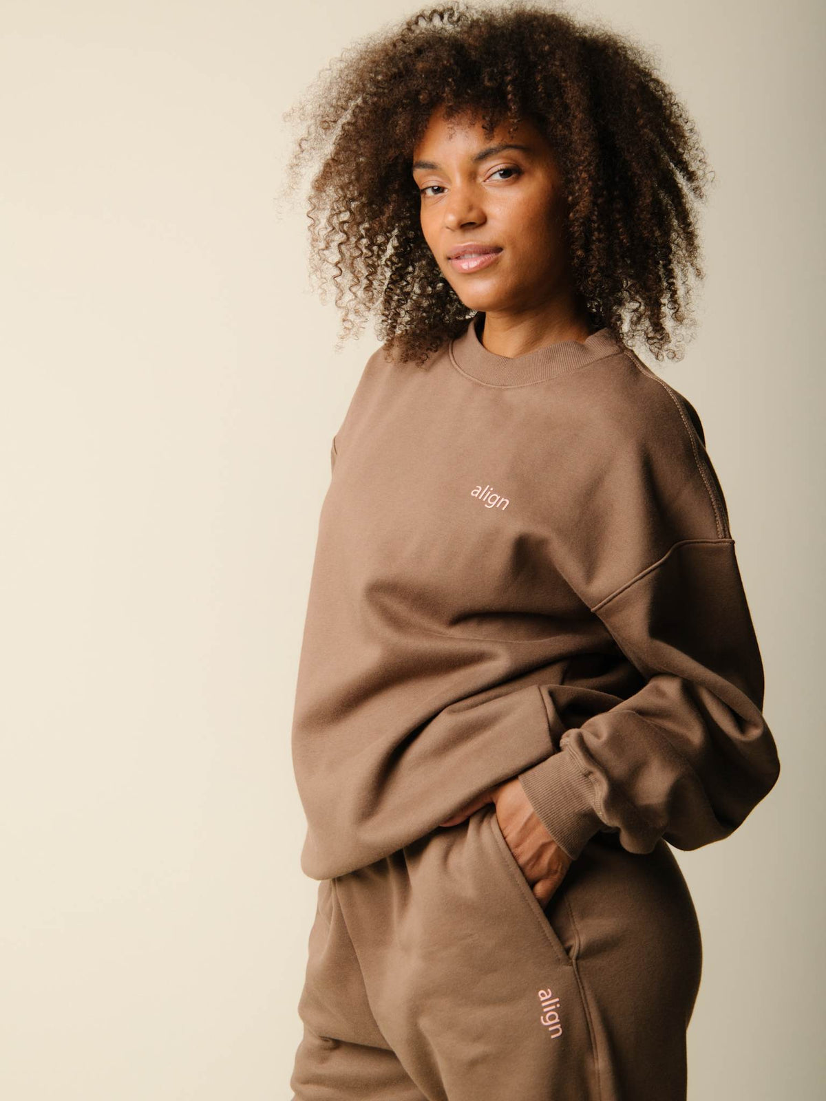 X Alignment Rios Cartel x Align by Blume oversize sweatshirt - Hazel