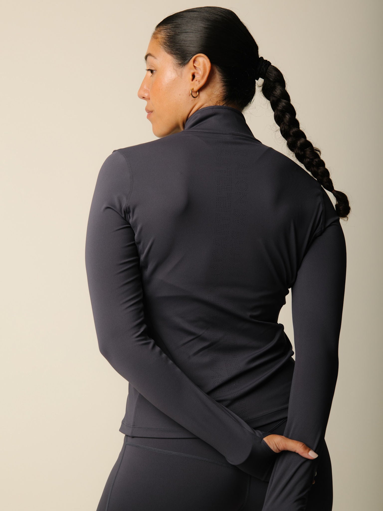 Cartel x Align by Blume contour zip jakke - Charcoal