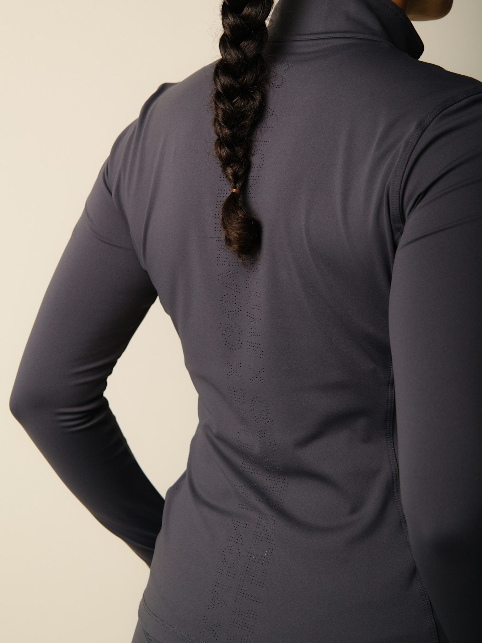 Cartel x Align by Blume contour zip jakke - Charcoal