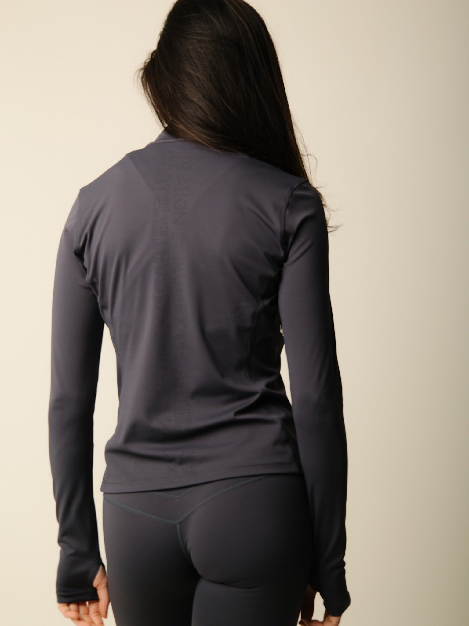 Cartel x Align by Blume contour zip jakke - Charcoal