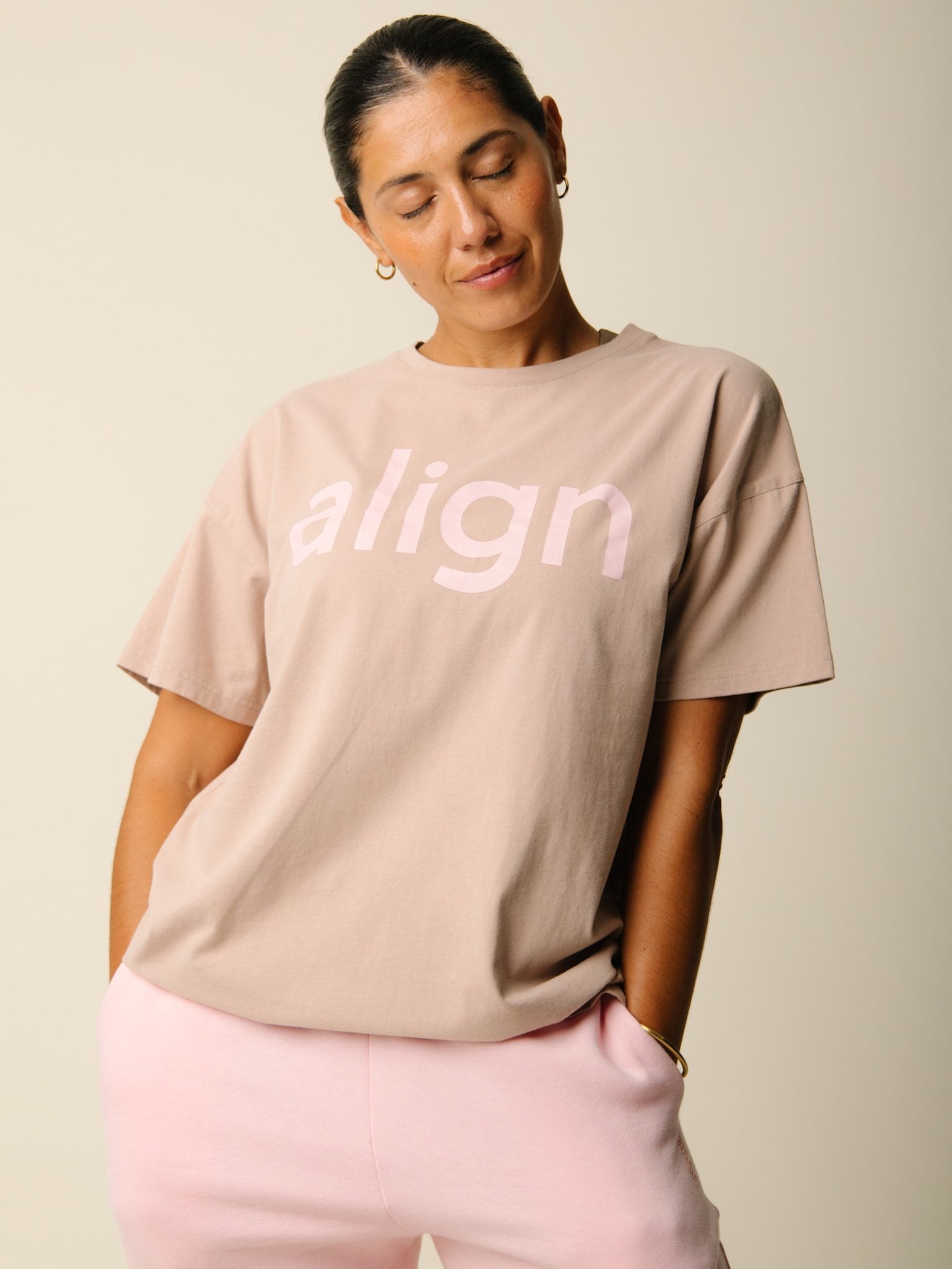 Cartel x Align by Blume oversize tee - Hazel