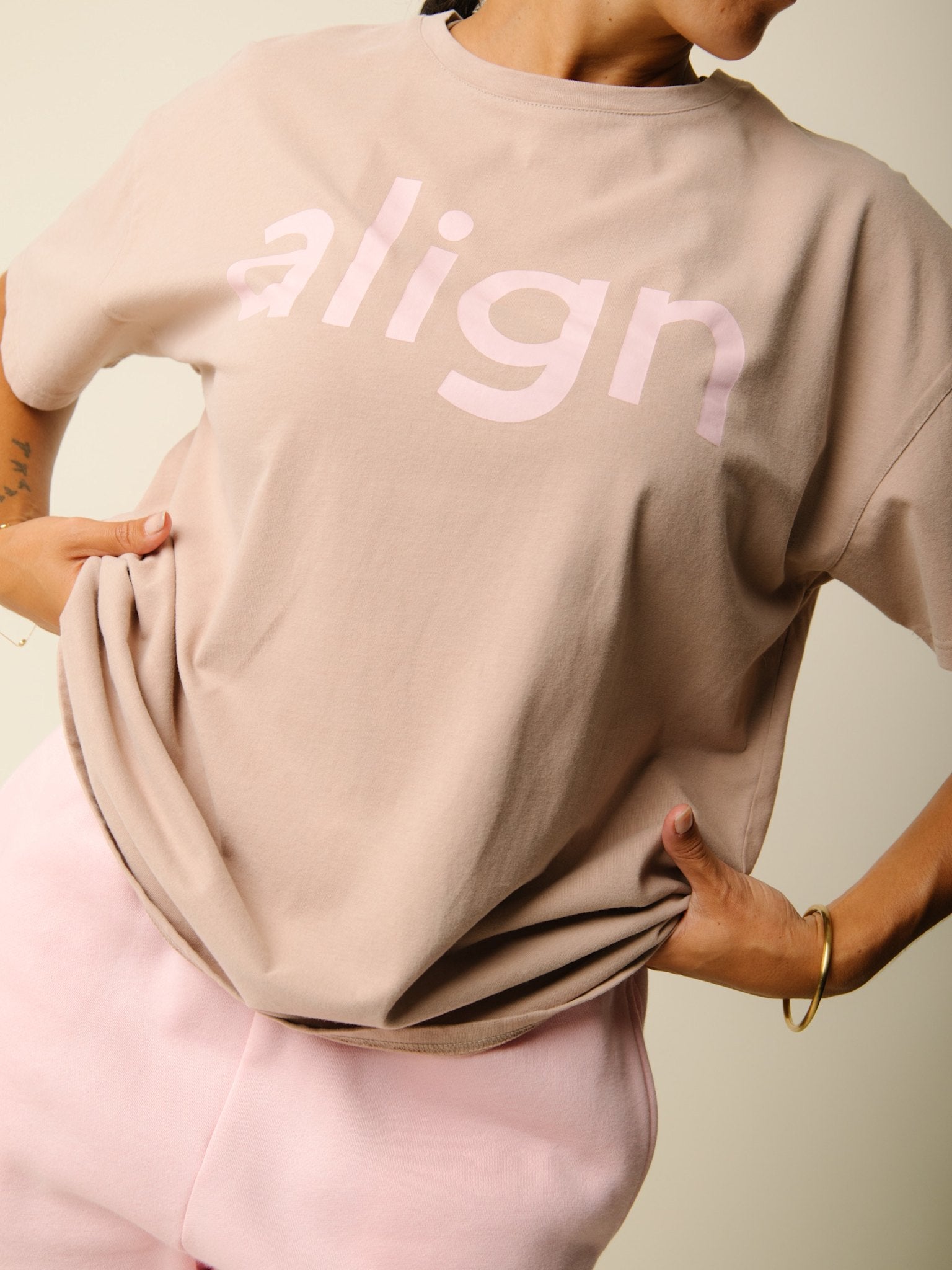 Cartel x Align by Blume oversize tee - Hazel