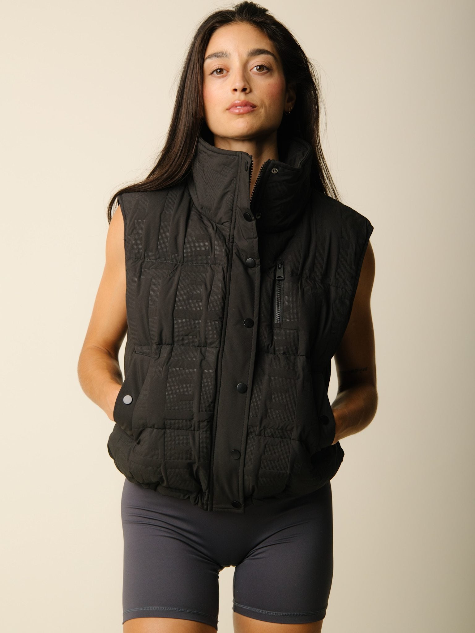 Cartel x Align by Blume puffer vest - Nero