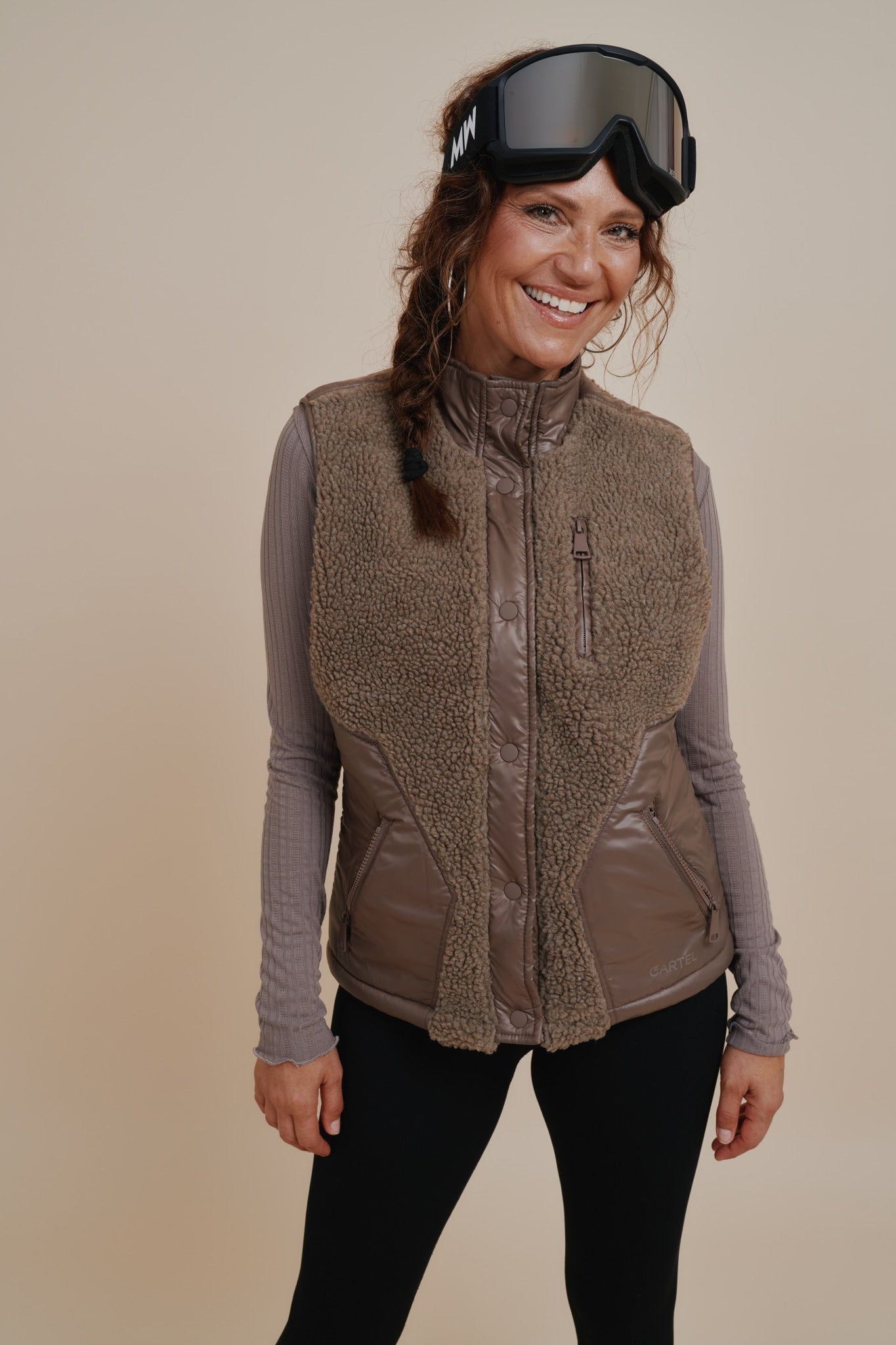 Glacier Fleece Vest - Hazel