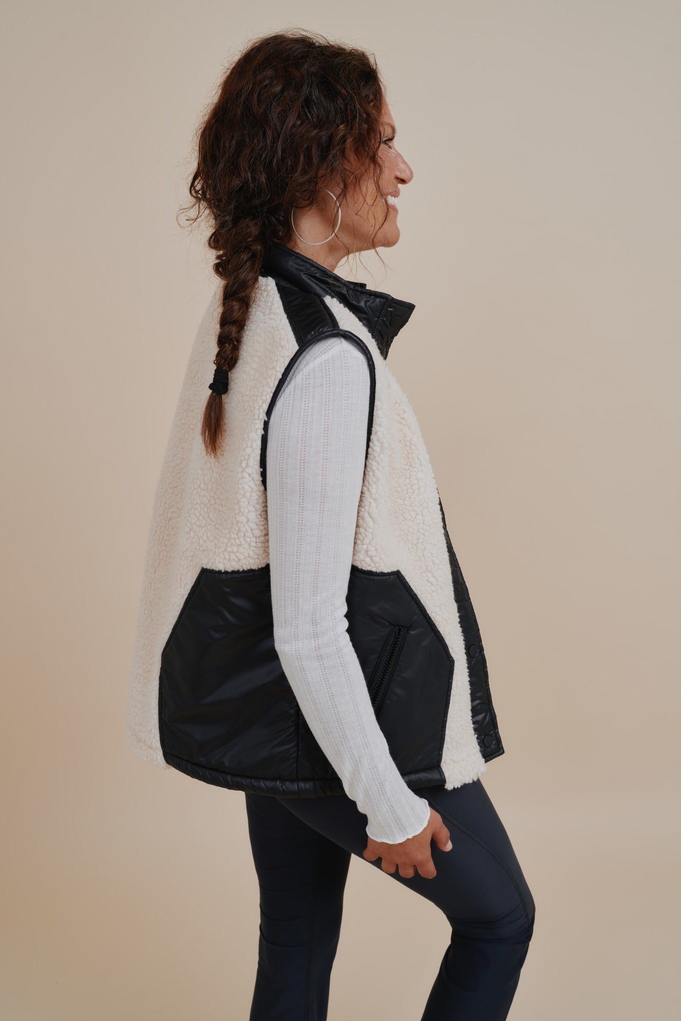 Glacier Fleece Vest - Nero