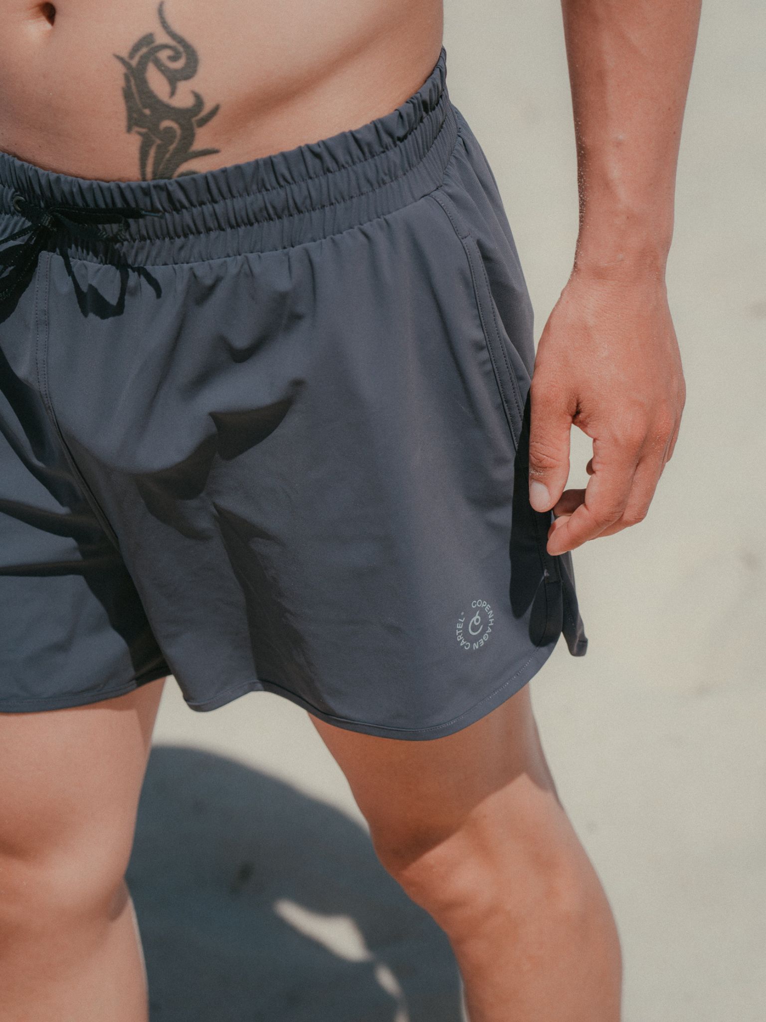 Balian herre shorts - Ash