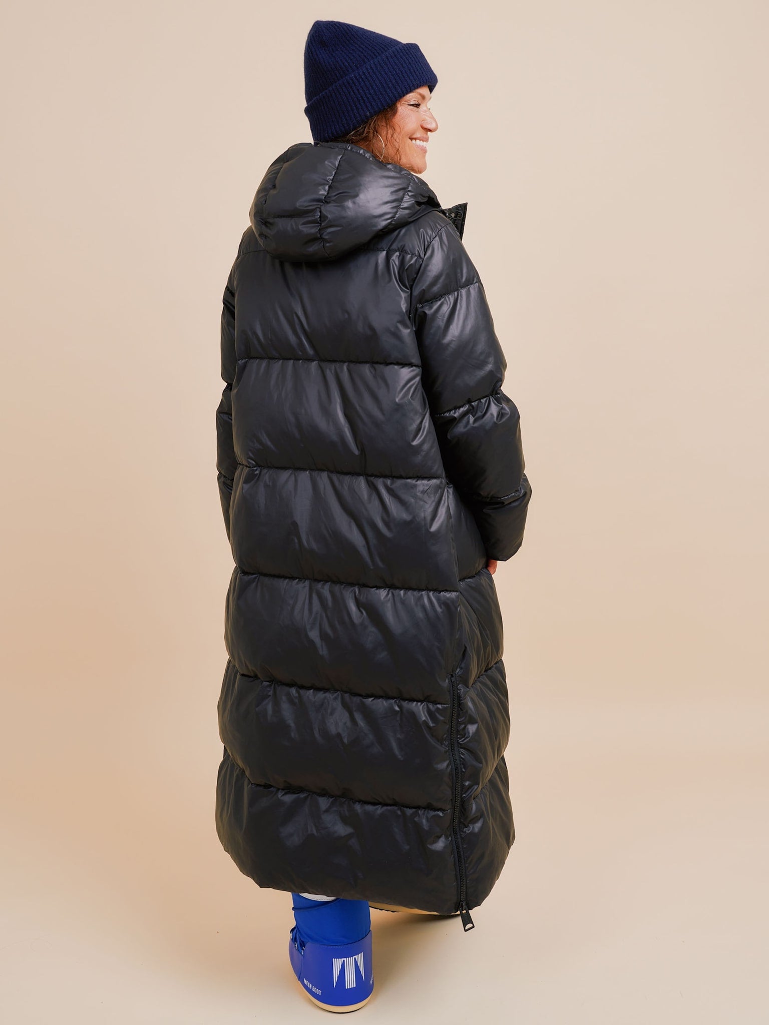 Summit Puffer Jacket Long - Nero