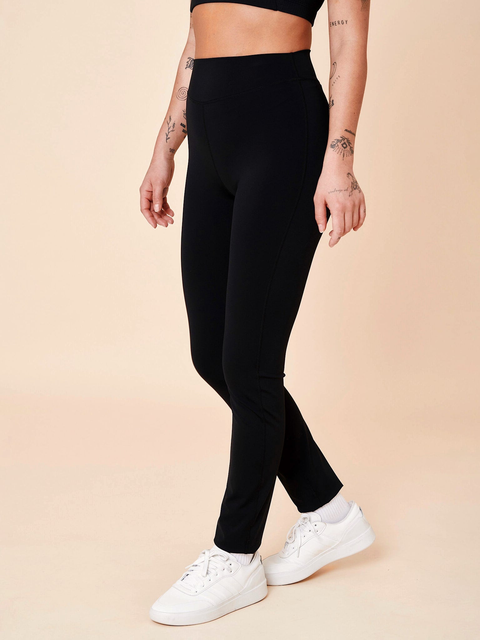 Umbria high-waist leggings - Nero