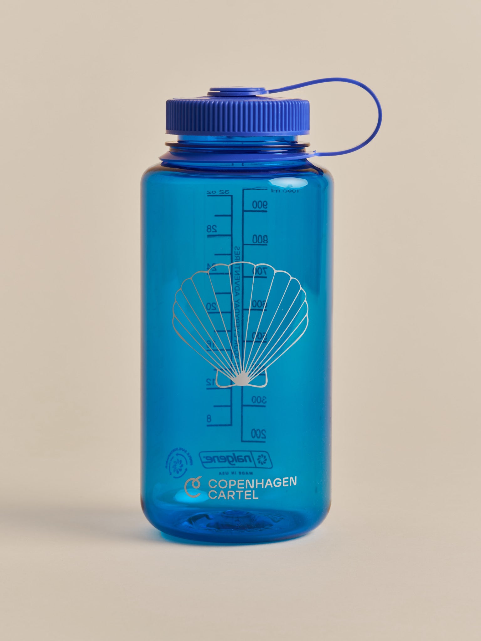 Shell nalgene vandflaske - Cartel Blue