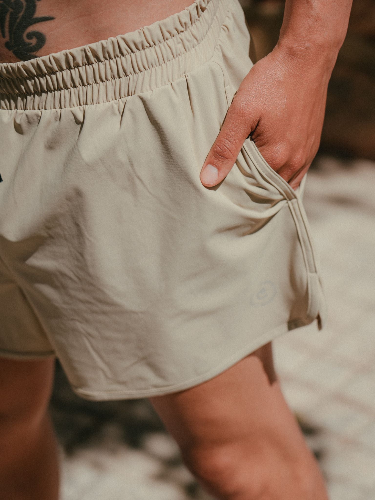 Balian herre shorts - Sand